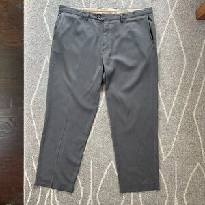 Tommy Bahama Gray Silk Blend Flat Front Men’s Chino Pants 40x30